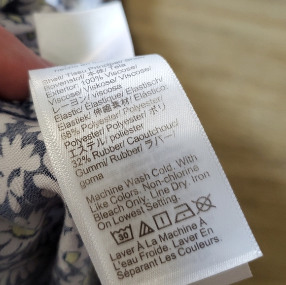 J. CREW XXS floral cottagecore blue and yellow dress Re-imagined - Picture 15 of 15